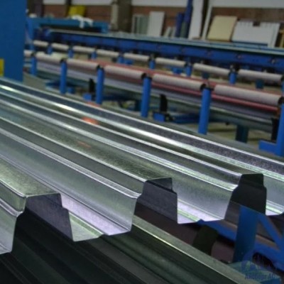 Профнастил оцинкованный 600х44х0,75 мм H75-750 ГОСТ 24045-94 купить в Шымкенте