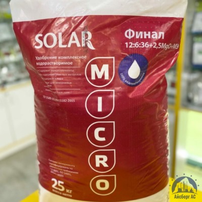 Удобрение SOLAR Финал 12:6:36+2,5MgO+МЭ купить в Шымкенте