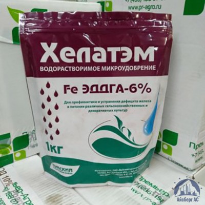 Удобрение ХЕЛАТЭМ Fe 6 Fe EDDHA (ЭДДГА) 6 % купить в Шымкенте