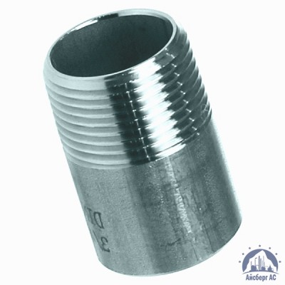 Ниппель стальной оцинкованный Ду 15 1/2'' ГОСТ 8965-75 купить в Шымкенте