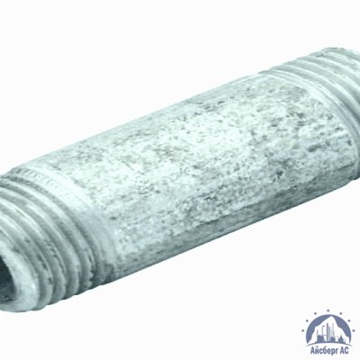 Сгон стальной оцинкованный Ду 15 1/2'' L=100мм ГОСТ 3262-75 купить в Шымкенте