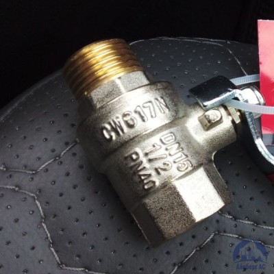 Кран шаровый нержавеющий муфтовый трёхходовой L образный DN 20 26,9 мм 3/4" AISI 316 купить в Шымкенте