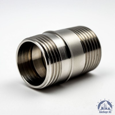 Ниппель переходной нержавеющий DN 32х15 1 1/4"-1/2" 42,4х21,3 мм AISI 316 двойной НР-НР купить в Шымкенте