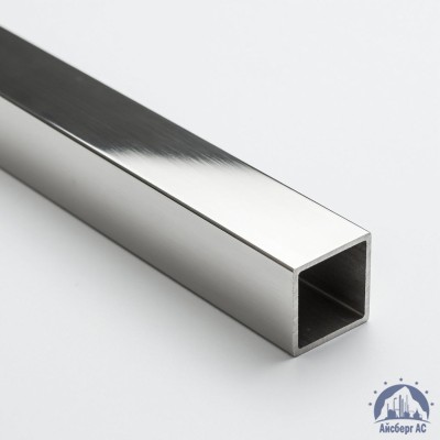 Труба нержавеющая квадратная 50х50х2 мм зеркальная AISI 304 DIN 2395 купить в Шымкенте