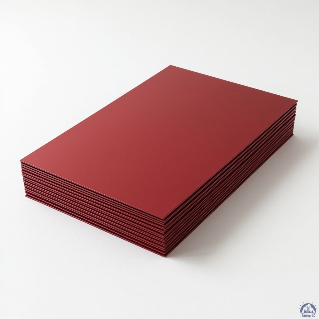 Лист с полимерным покрытием 2х1250х2500 мм RAL 3011