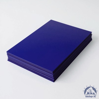 Лист с полимерным покрытием 2х1250х2500 мм RAL 5002 купить в Шымкенте