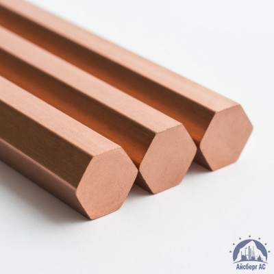 Шестигранник медный 100 мм М2 ГОСТ 1535-2016 купить в Шымкенте