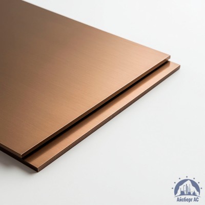 Плита бронзовая 14х600х1500 мм БрА9Мц2Л купить в Шымкенте