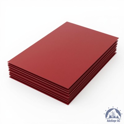 Лист с полимерным покрытием 0,35х1250х2500 мм RAL 3011 купить в Шымкенте