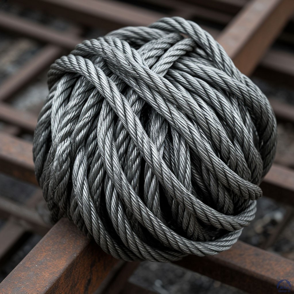 Канат 33,5 мм ГОСТ 2688-80 свивка ЛК-Р 6х19 (1+6+6/6)+1