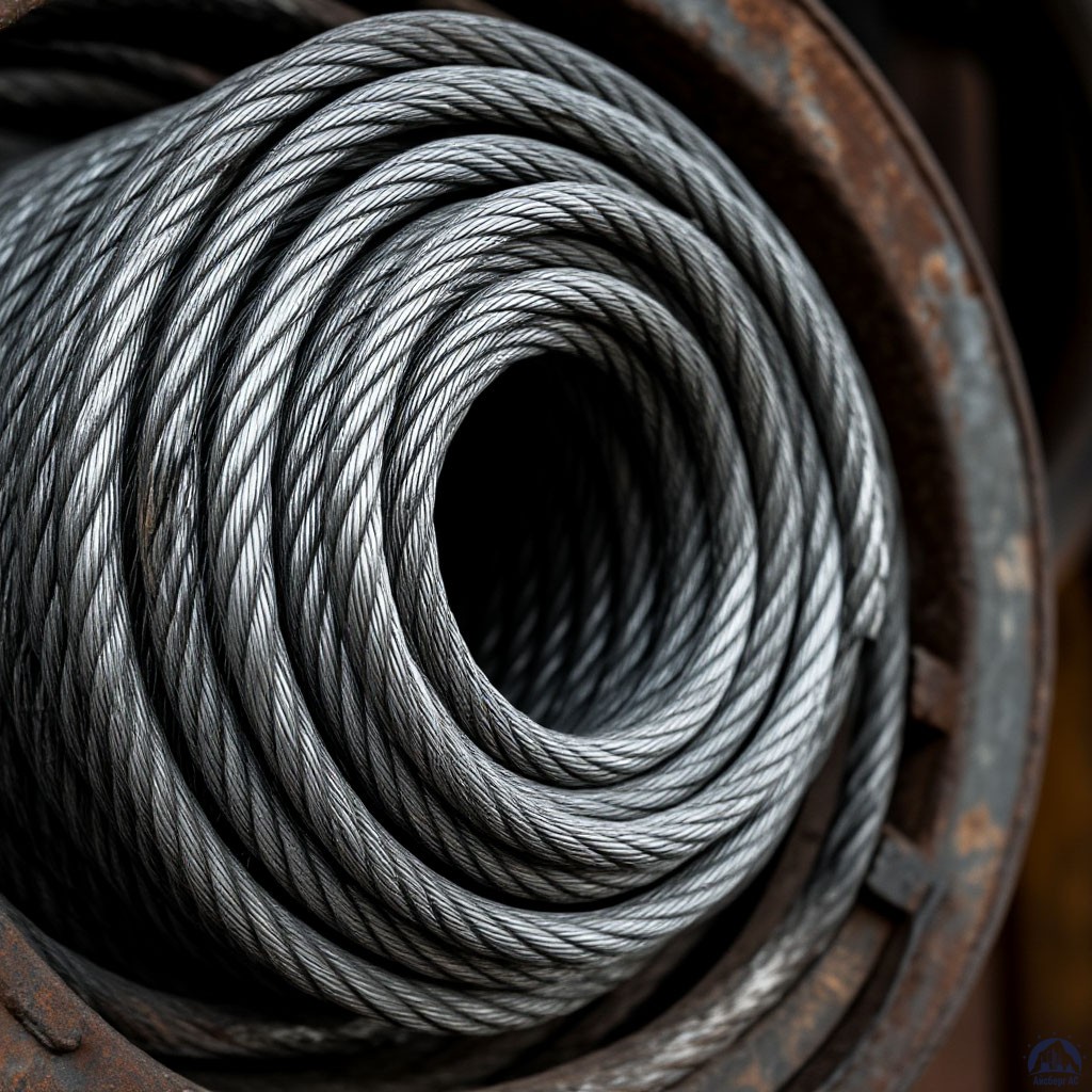 Канат 5,1 мм ГОСТ 2688-80 свивка ЛК-Р 6х19 (1+6+6/6)+1