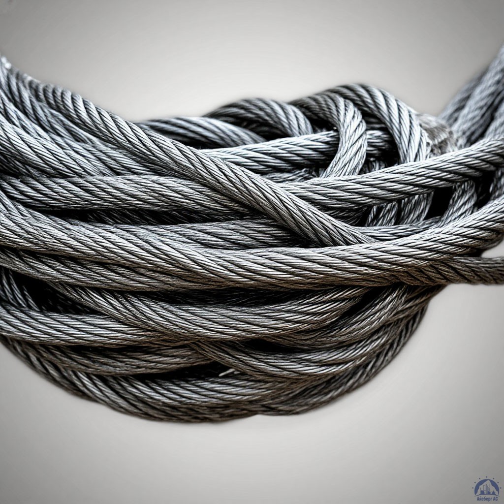 Канат 56 мм ГОСТ 2688-80 свивка ЛК-Р 6х19 (1+6+6/6)+1