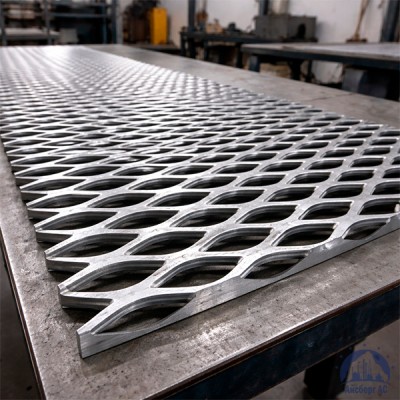 Алюминиевая декоративная просечно-вытяжная сетка 13х60х10 мм купить в Шымкенте