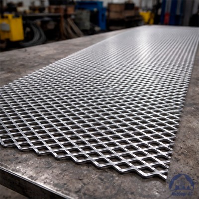 Алюминиевая декоративная просечно-вытяжная сетка 6.50х25х5 мм купить в Шымкенте